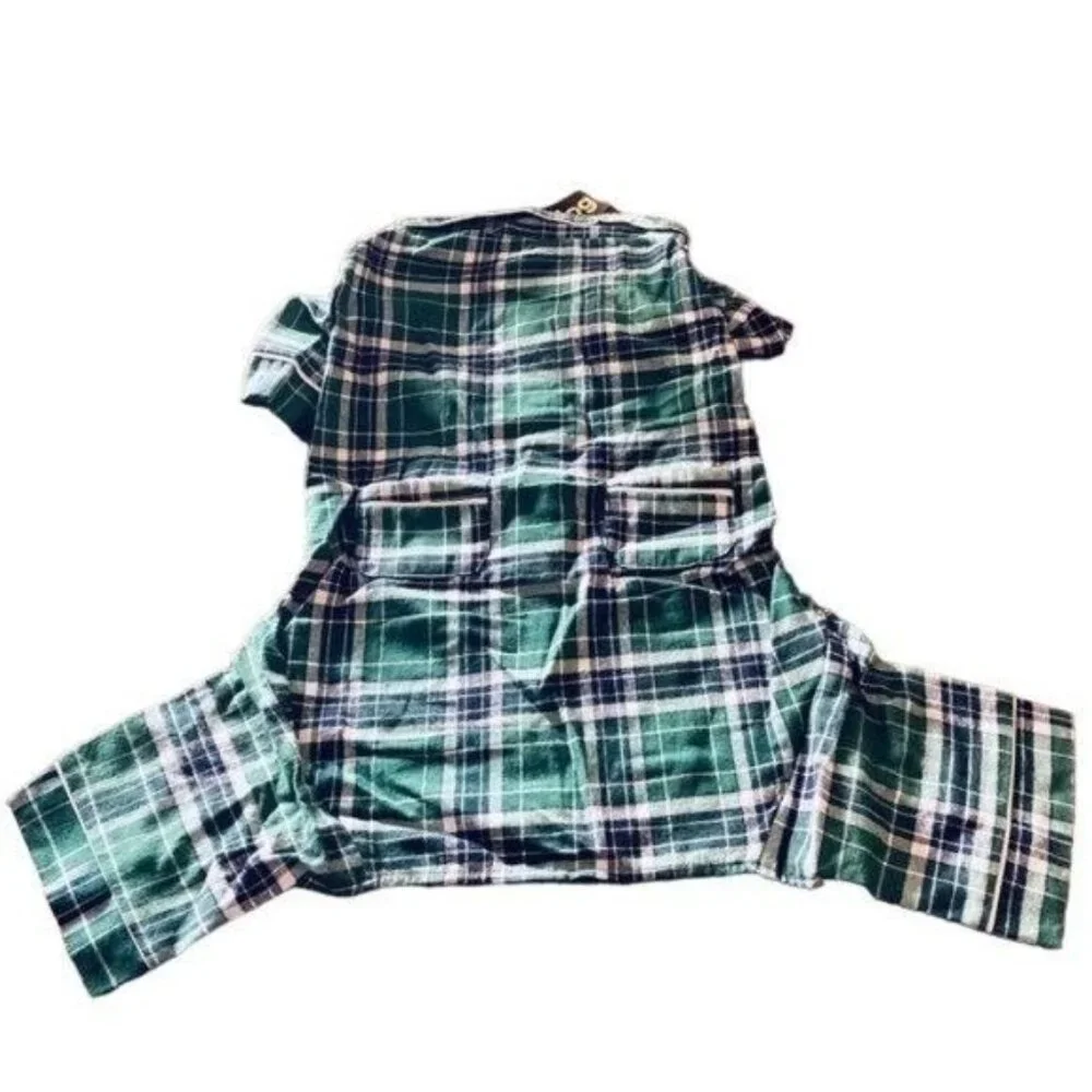 FabDog Plaid Pajamas Puppy Dog 20